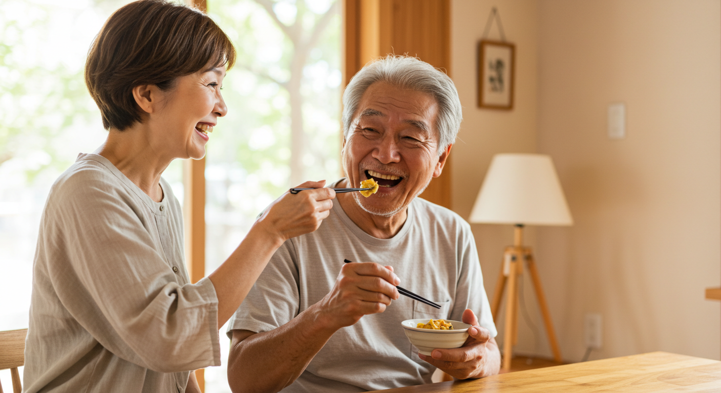 食事も会話も快適にサポート