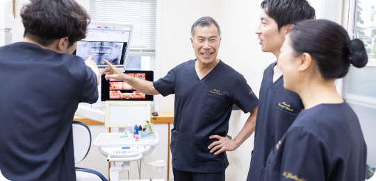 「親切・誠実・思いやり」の心を大切にしながら、患者様にとって安心できる歯科医療の提供を目指しています