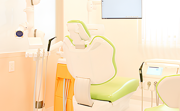 ①診療室②受付③待合室