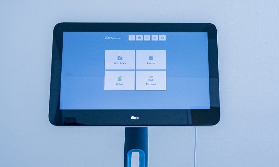 iTeroにより口腔を迅速にスキャンします