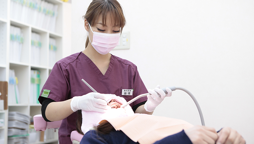 女性医師のため小さなお子様も安心して治療を受けられます