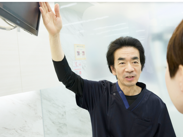 ①受付②診療③診療