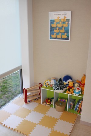 お子様が退屈せずに過ごせるキッズルームです