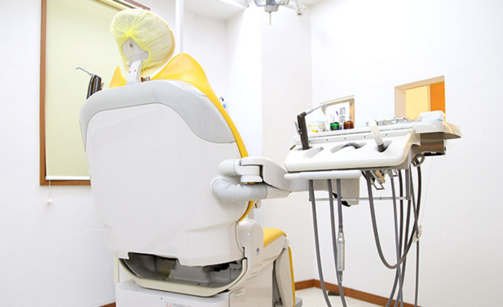 ①診療チェア②待合室③診療チェア