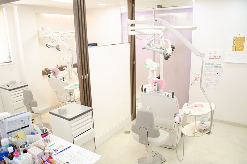 お口を健康に維持するためのケアルームです