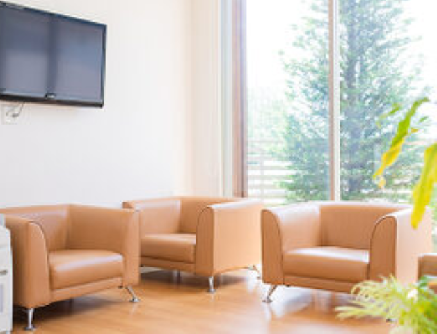 ①受付②待合室③キッズルーム