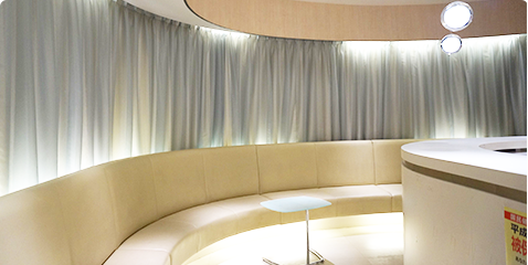 ①外観②待合室③診察室