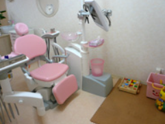 キッズスペースのある診療室