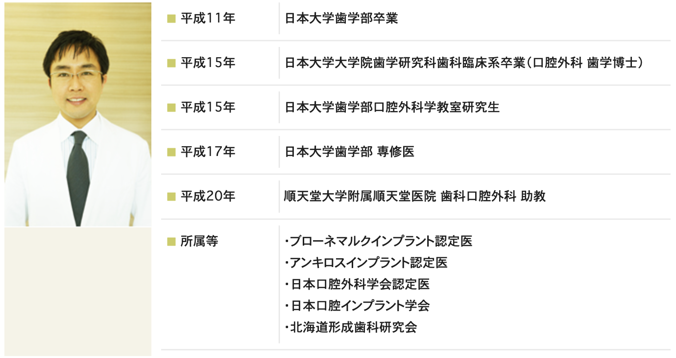 院長の齋藤 康行（さいとう みちゆき）