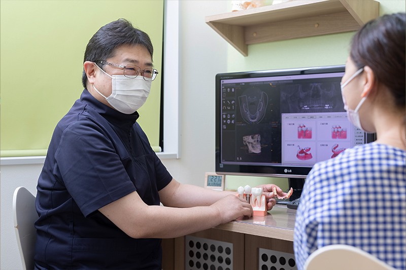 将来を見据えた包括的な治療で大切な歯を守ります
