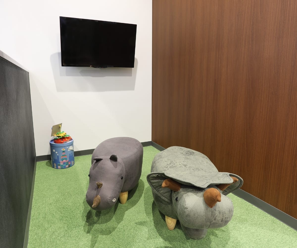 キッズスペースがありお子様が退屈せず過ごせます