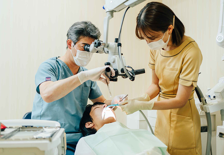 片桐歯科医院では、患者様の歯をできる限り残すことを最優先に考えます