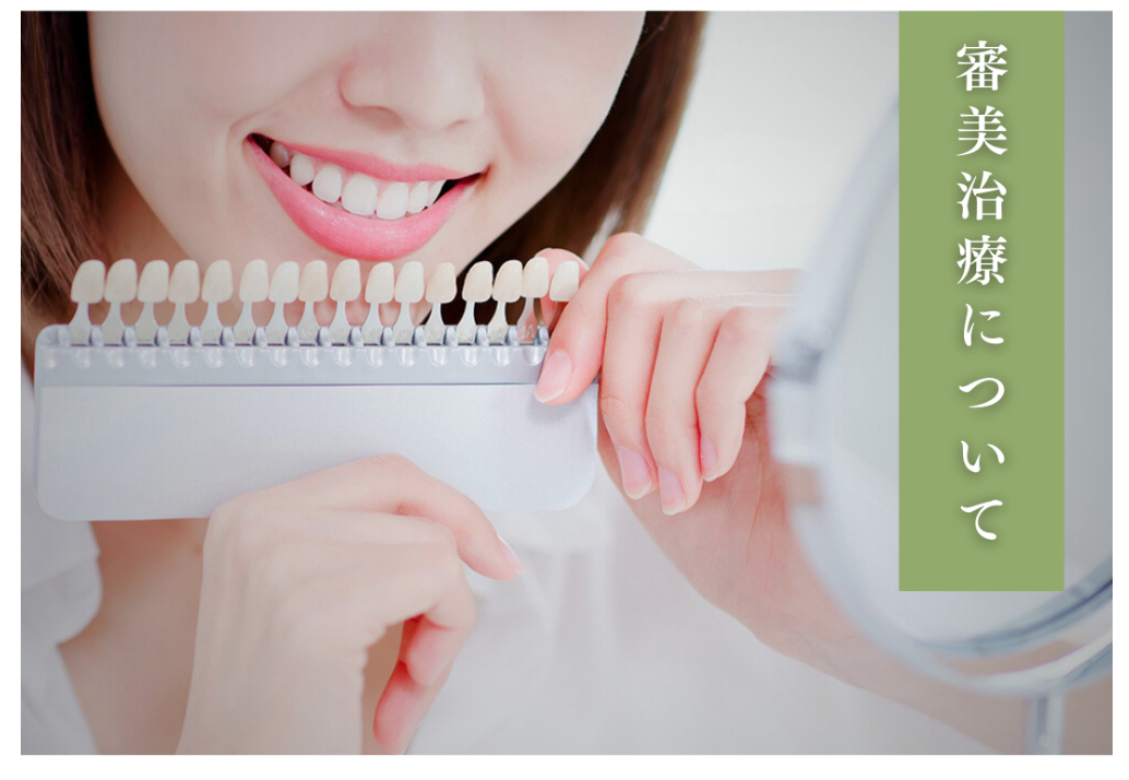 歯の美しさだけでなく、機能性も考慮した審美診療を行っています