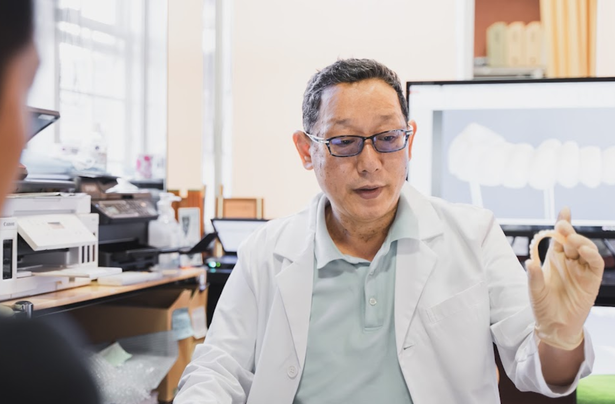 治療計画説明の様子