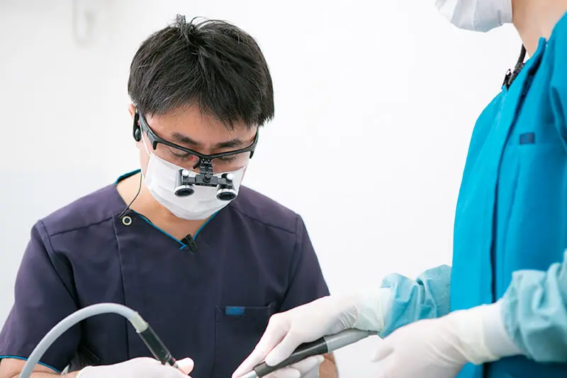 治療前の検査を丁寧に行い計画を立てます