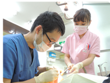 歯科治療の不安を和らげる環境づくりをしています