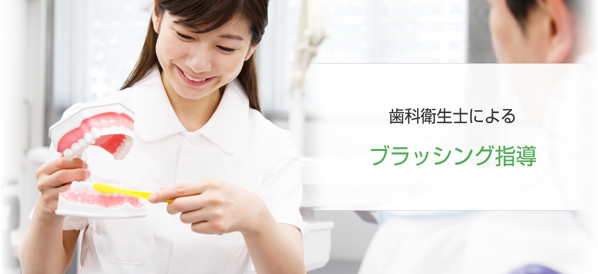 毎日のお手入れのサポートをします