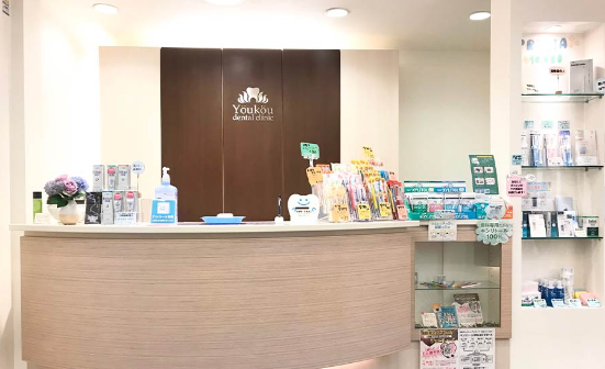 ①外観②受付③待合スペース