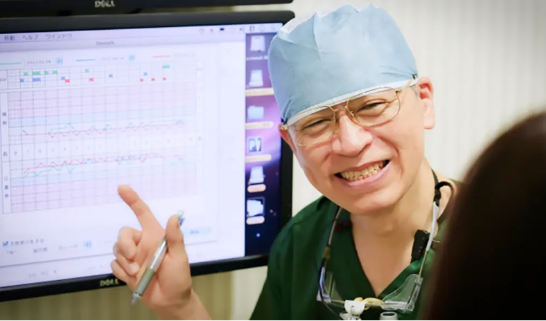 篠塚歯科医院の理念は、「健口から作る全身の健康」です