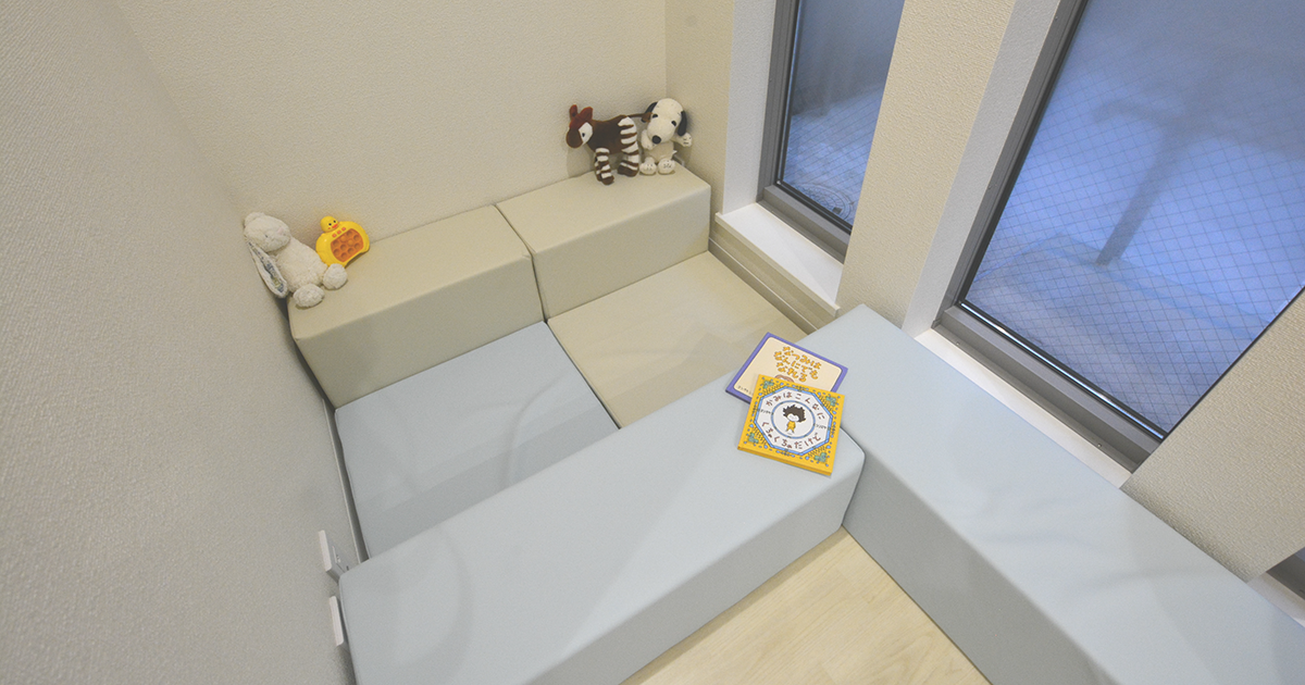 キッズスペースがございますので小さなお子様が安心して遊べます