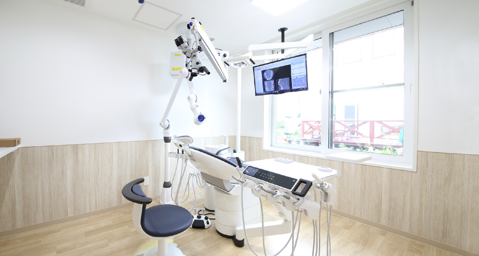 最新鋭の設備で治療を行います