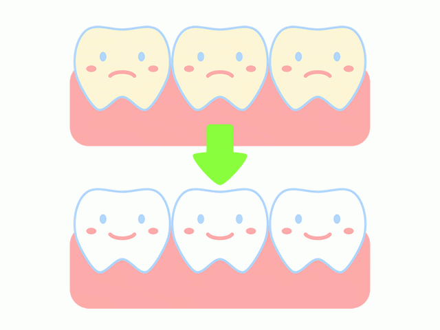 自然な白さで、自信に満ちた輝く笑顔をサポートします