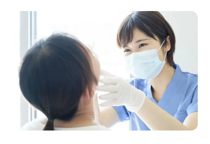 親知らずの抜歯や顎関節症の治療、舌小帯短縮症の処置など、さまざまな症状に対応しています