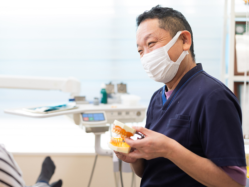 歯を欠損した場合の治療