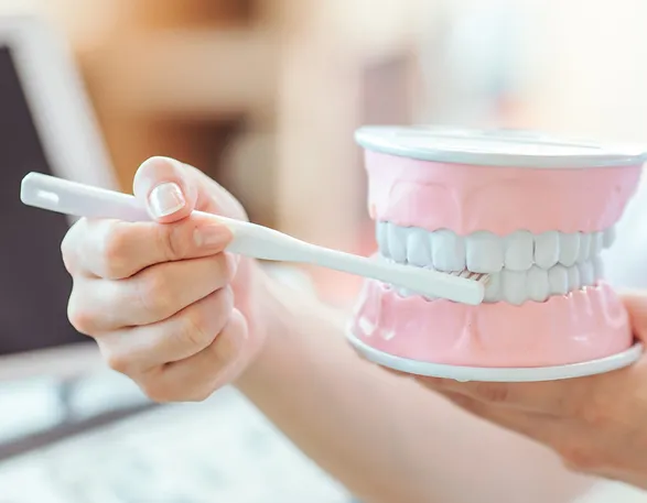 プラークコントロールを重視しています