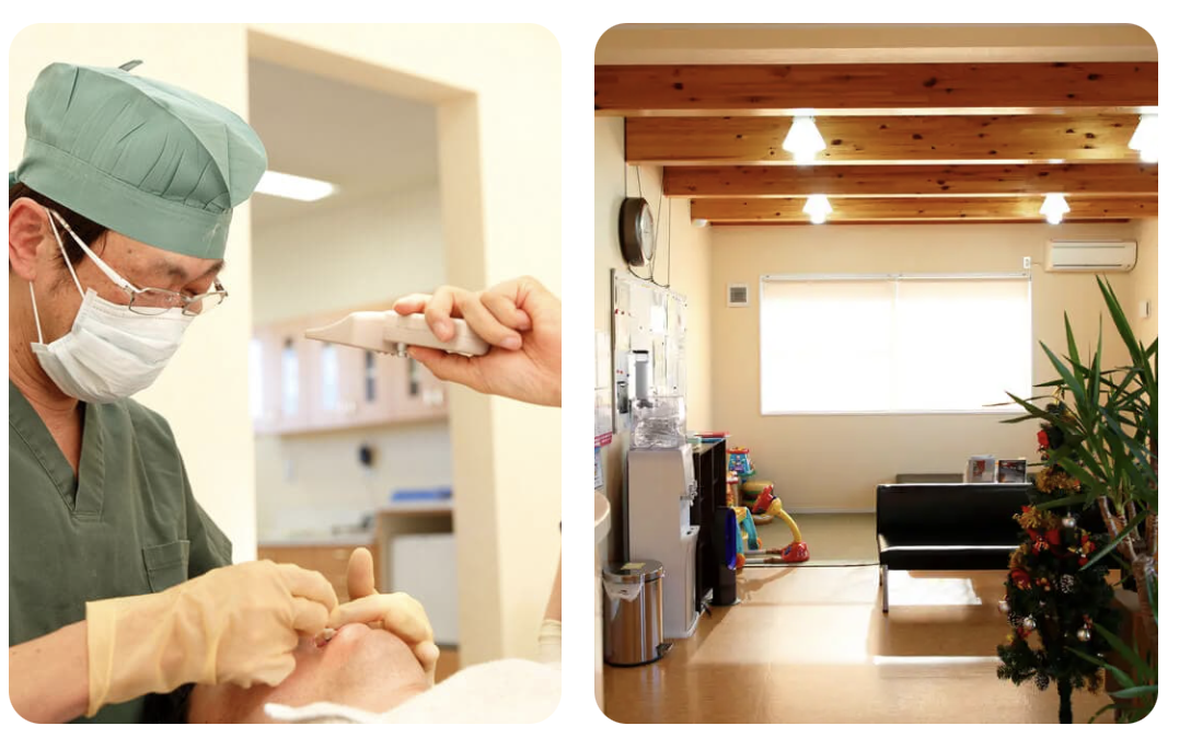 医院外観・治療風景・院内・昆歯科医院HP