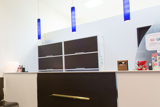 医院周辺地図・受付・診療室