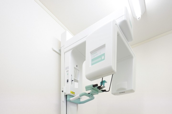 デジタルレントゲンにより患者様へのX線照射線量を軽減しています