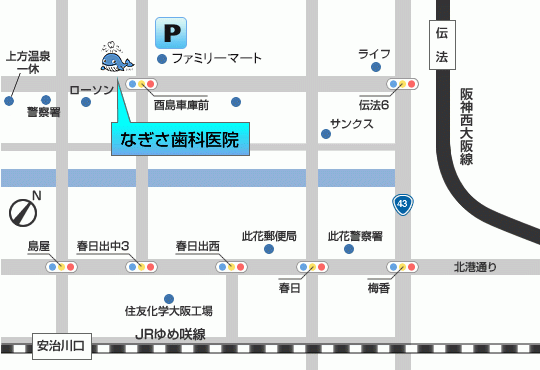 ①スタッフ ②アクセス ③イメージ写真