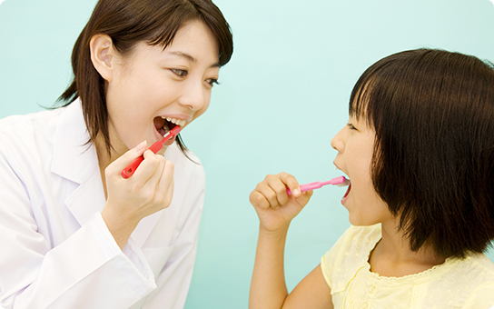 お子様が安心して通える歯科医院を目指し、小児歯科にも力を入れています
