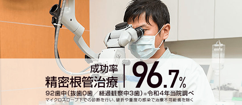 患者様の不安を和らげるために治療内容を丁寧に説明し、信頼関係を築きながら治療を進めています
