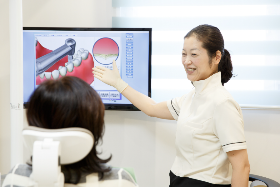 患者さまのお口の健康管理を大切にします