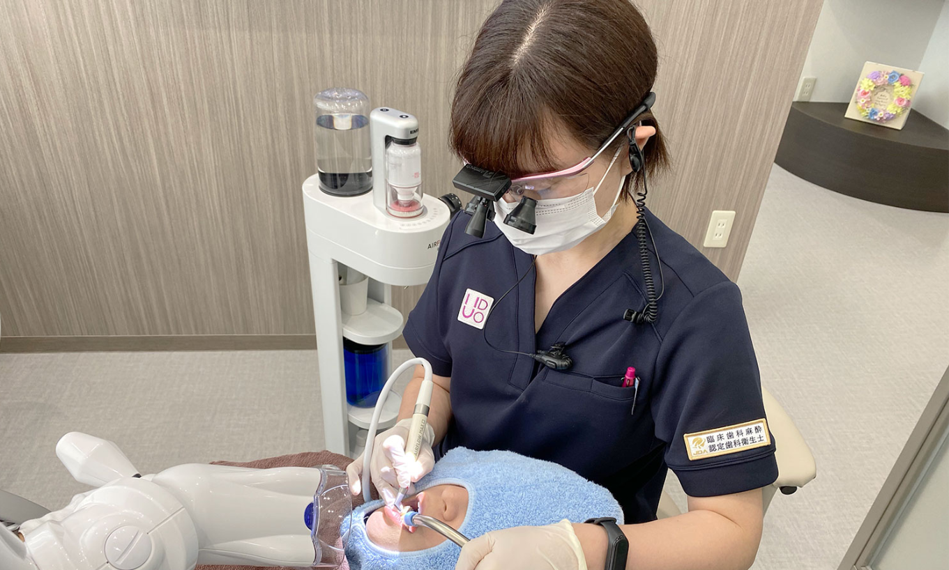 歯周病治療の様子