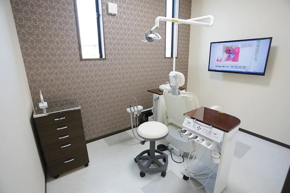 ①外観②受付③診療室