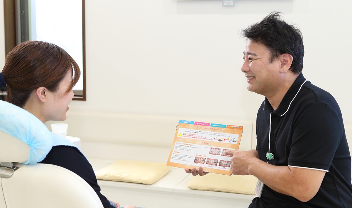 診療のヒントを会話から見つけています