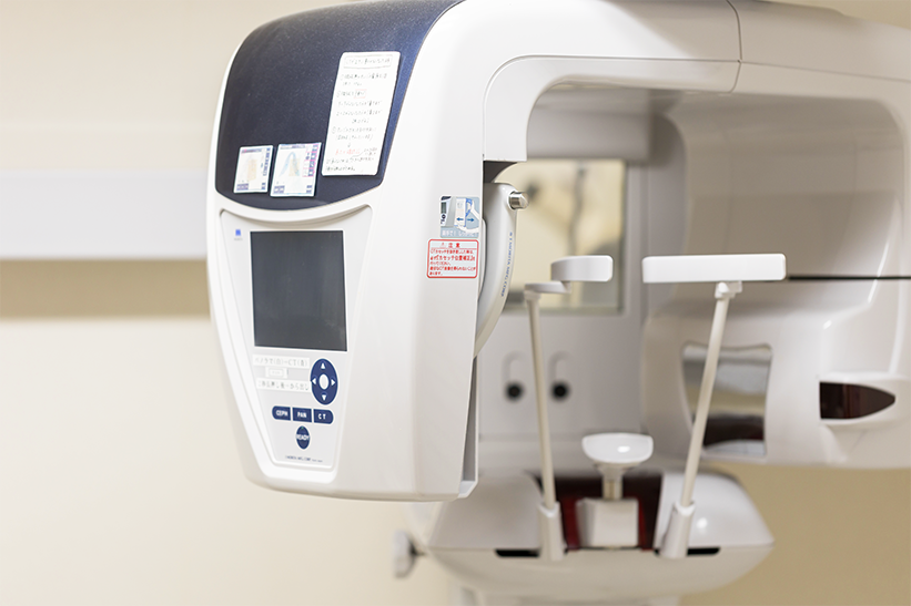 ①個室診療室②受付③歯科用CT