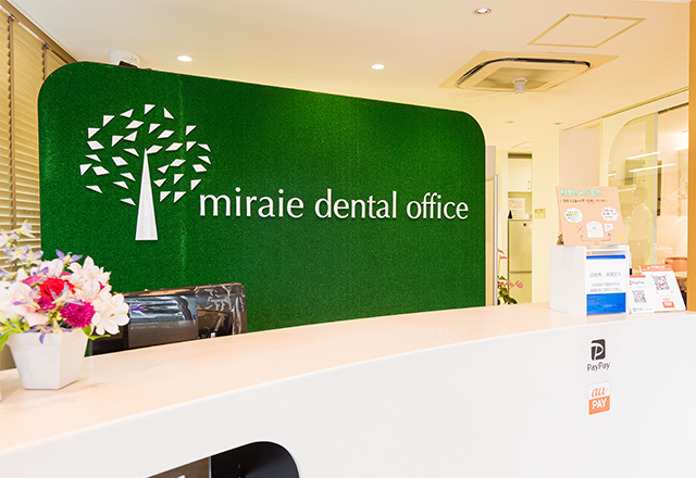 ①歯科医院外観②受付③診療室