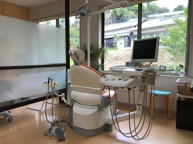 ①外観②待合室③治療台