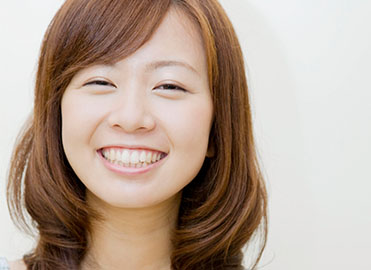 白い歯で自信が持てます