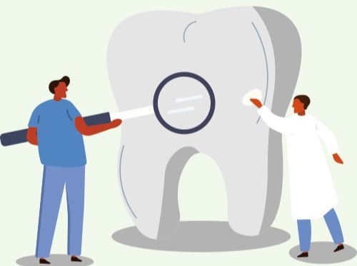 ①受付②治療の様子③写真はイメージです