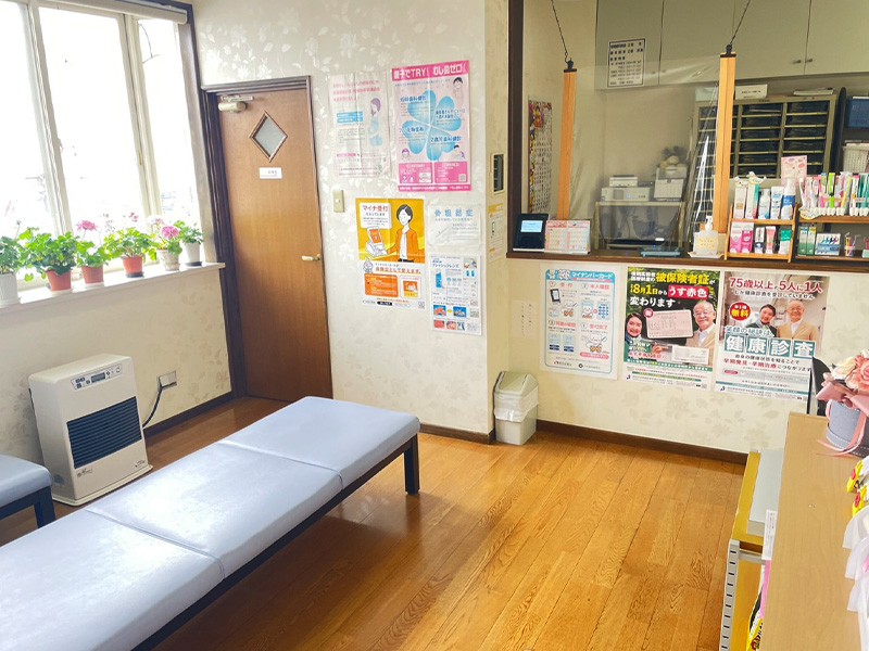 ①外観②受付・待合室③診療室