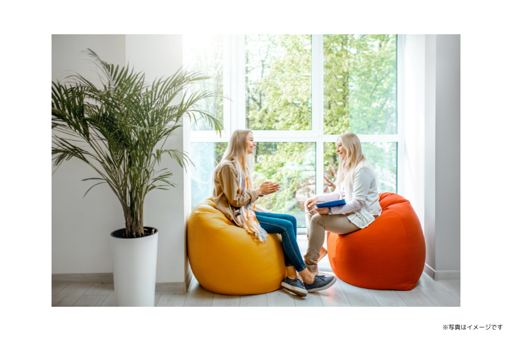 落ち着いて過ごせる院内づくりに配慮しています