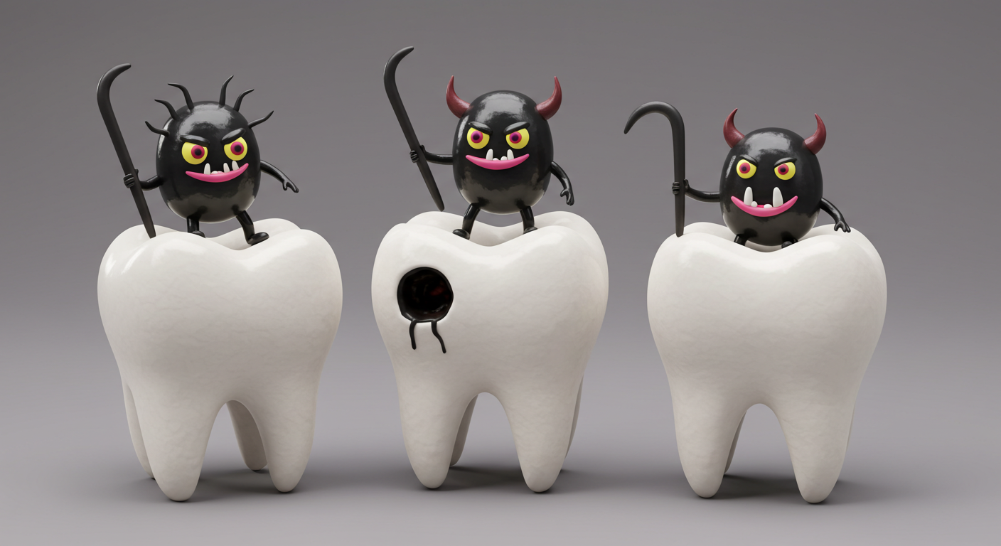 自覚なしでも進む虫歯に注意