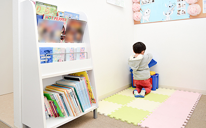 キッズスペースも完備しています