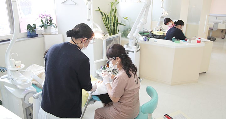 患者様に笑顔でお帰りいただけるように努めます