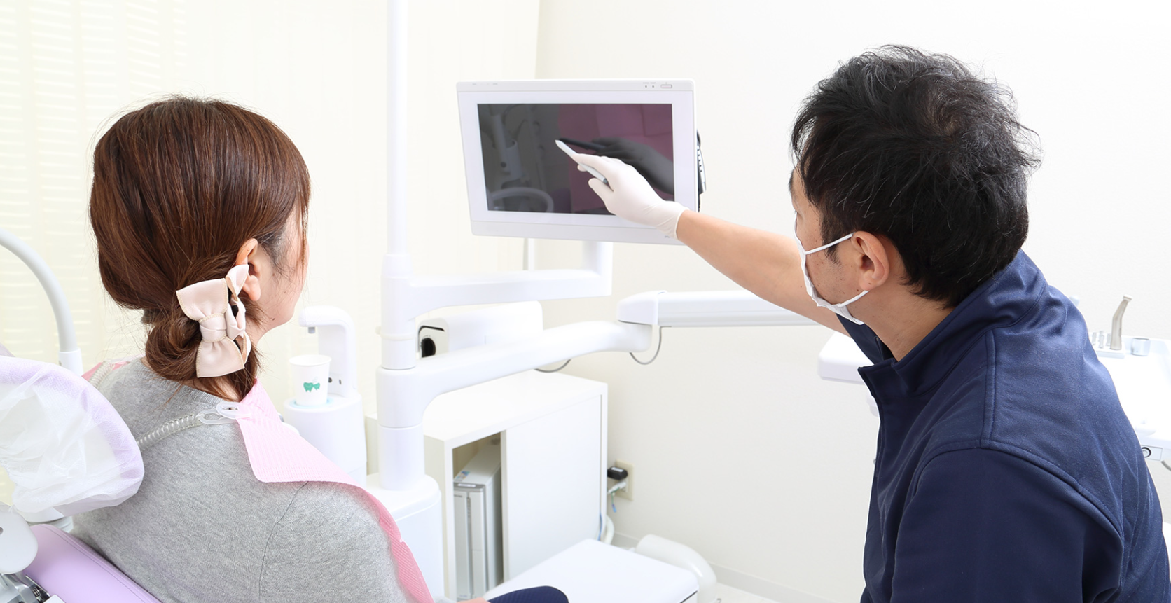 ①診察室②歯科治療③診療